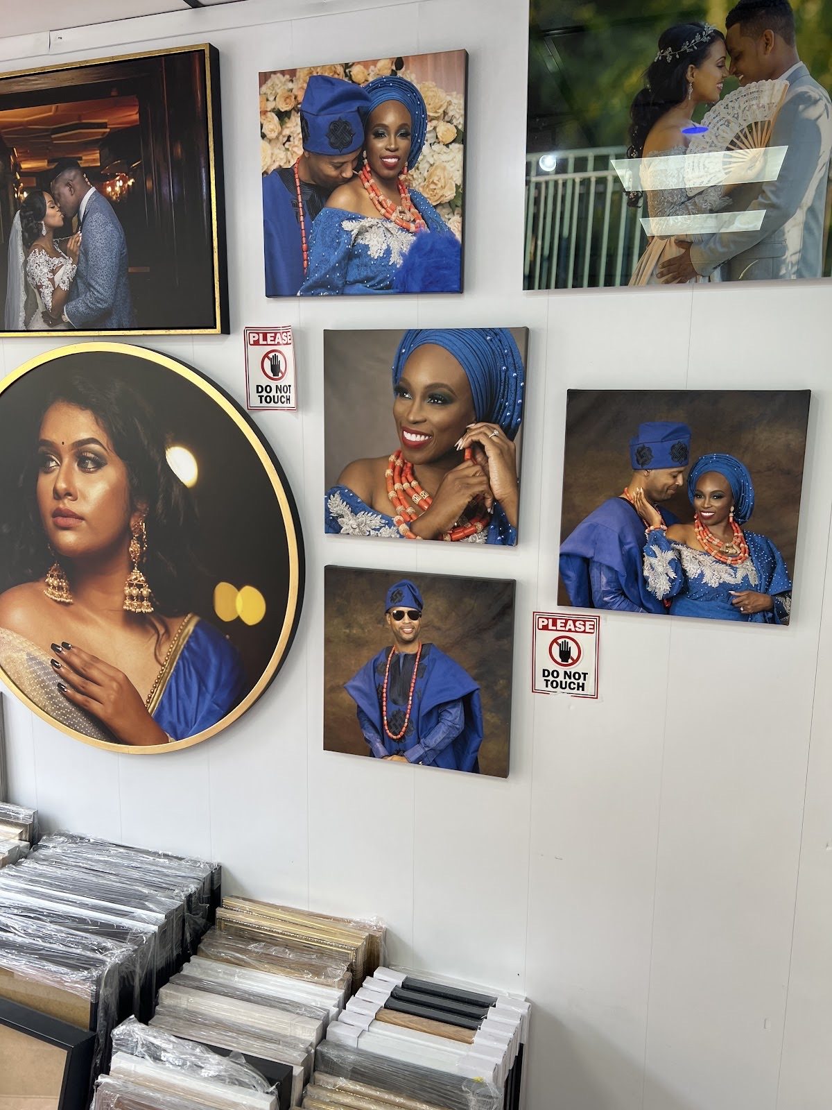 The print display inside Photo Technica on Peckham High Street